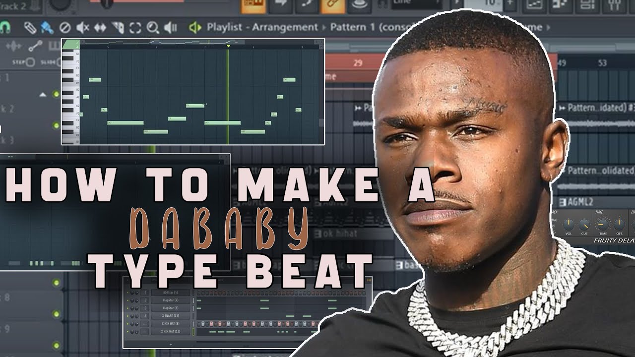 HOW TO MAKE A DABABY TYPE BEAT FROM SCRATCH USING FL STUDIO 12(Fl