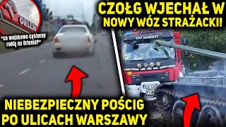 ZOBACZ! POŚCIG POLICJI ZA MASERATI W WARSZAWIE! (CZOŁG WJECHAŁ W WÓZ STRAŻACKI, ORLEN AFERA)