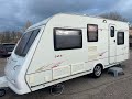 Обзор семейного дома на колёсах,автодома Elddis Queensferry 2006 года 6 мест с солнечной панелью