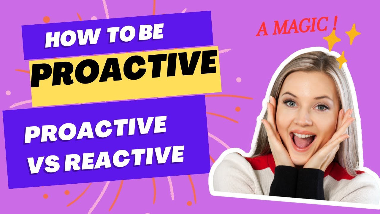 How to be Proactive in Life (Proactive vs Reactive) || Tahir Ali # ...