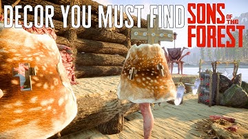 All Blueprint Locations (Non Trap) Sons of the Forest