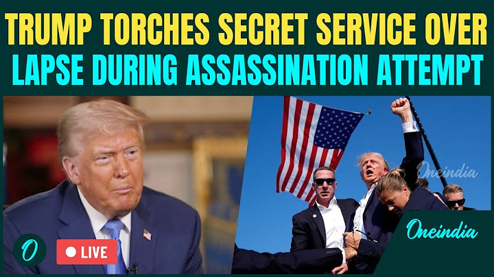 LIVE | Trump BLASTS U.S Secret Service’s Mistakes in Failed Assassination Attempt; ‘I Got Whacked’