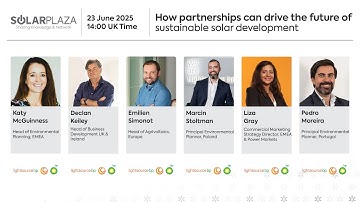Solarplaza Webinar | How partnerships can drive the future of sustainable solar development