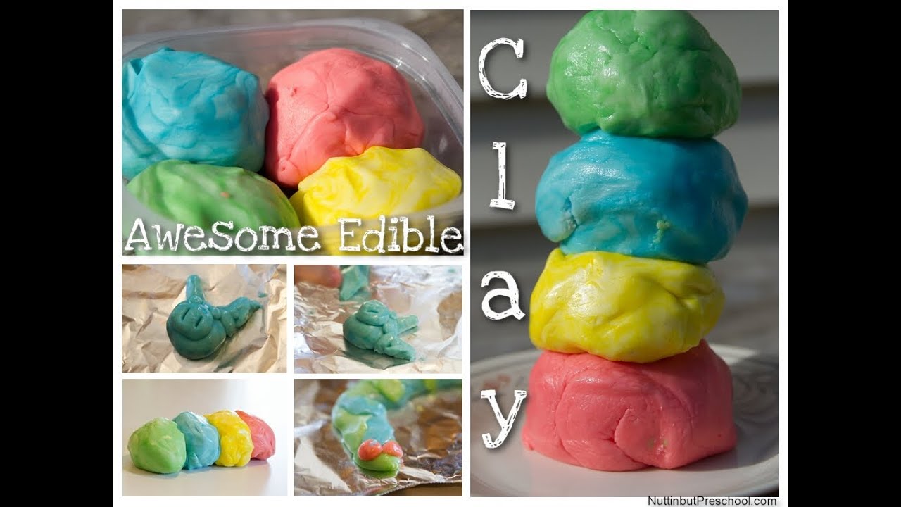 Edible Play Clay Recipe YouTube