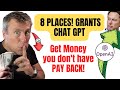 EPIC 8 Places to get GRANTS Free Money VS Loans! Use Chat GPT! Elon Musk does this!