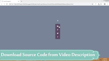 Social Media Buttons with Amazing Animation
