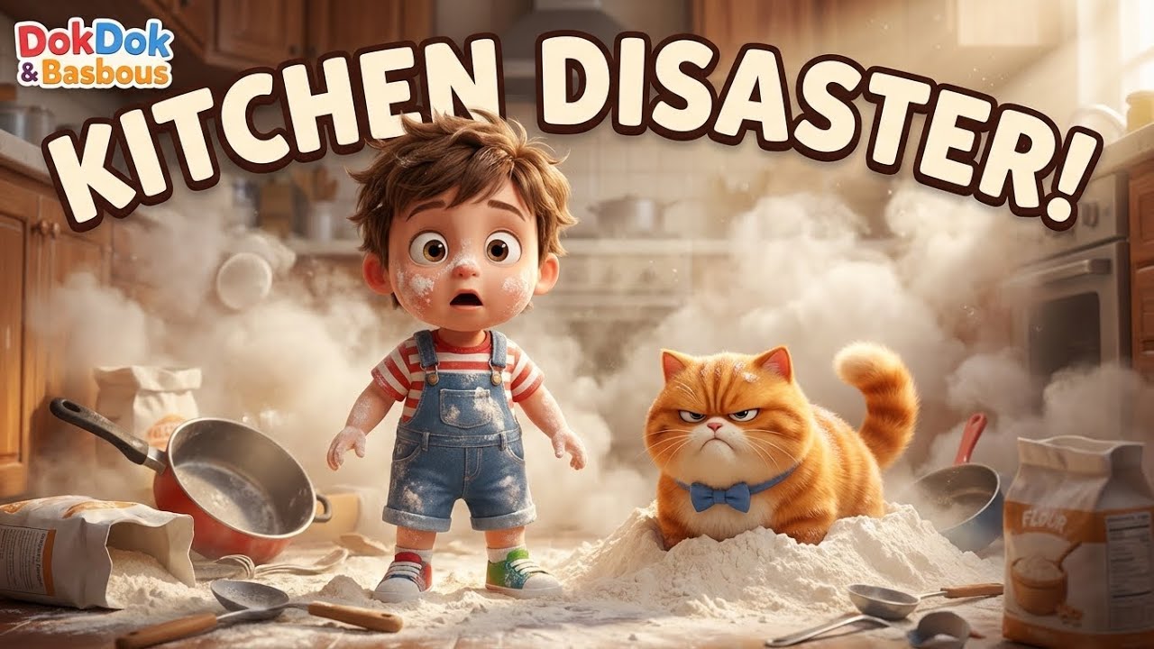 Kitchen DISASTER! 😱💥 | دقدق وبسبوس فجروا المطبخ!