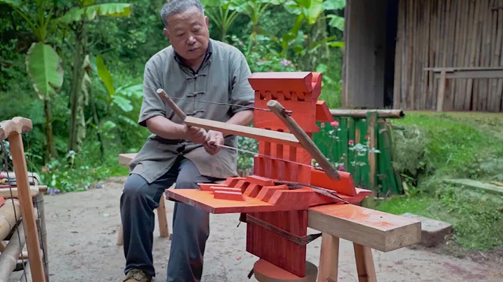 Chinese Master Carpenter Made A Collapsible Table Out Of A Plank Of Wood，Called A General'S Case. - DayDayNews