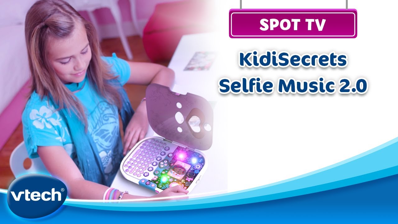 KidiSecrets Selfie Music 2.0 - Agenda électronique avec code