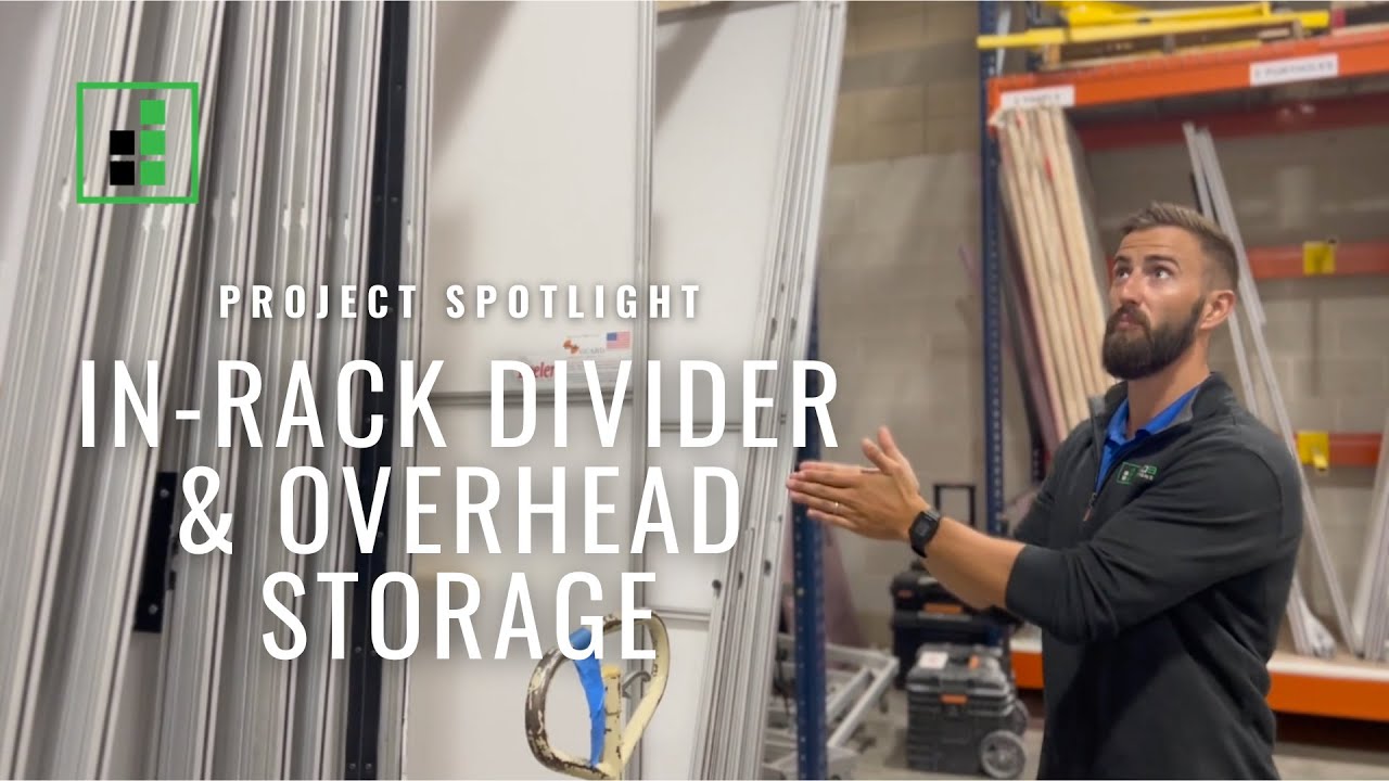 Maximize Warehouse Storage: In-Rack Dividers & Overhead Solutions - YouTube