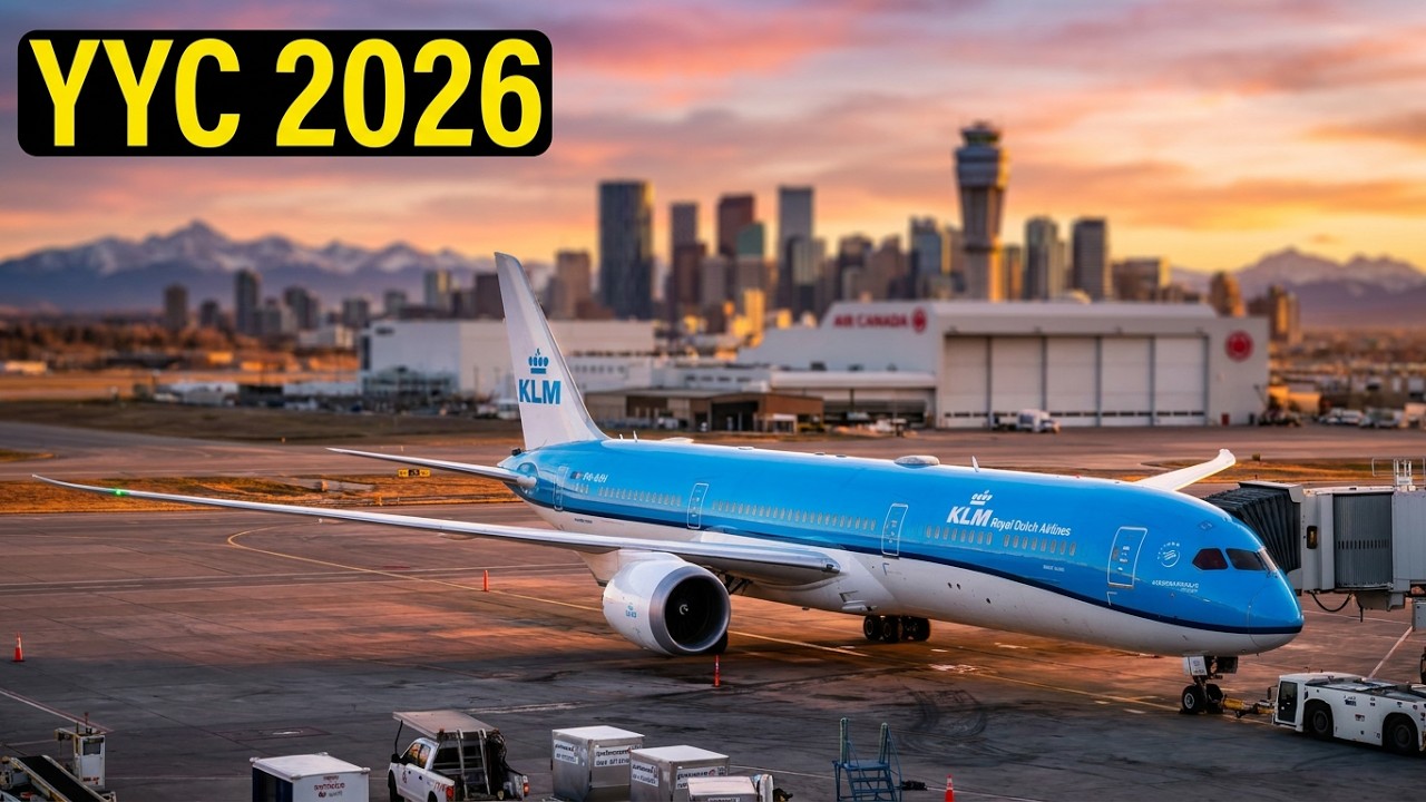 Aeroporto de Calgary (YYC) | Percurso pelo Terminal 4K
