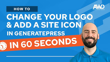 How to Change Your Logo & Add a Site Icon in GeneratePress in 60 Seconds