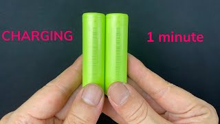 New Discovery! How to Charge Any Battery Without Power in 1 Minute