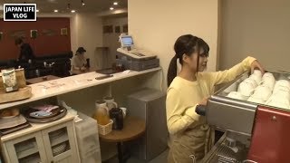 001 My sister is working at her uncle's store. (JAPAN SISTER VLOG - Sis TV)