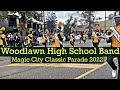 Woodlawn High School Band 2022 Magic City Classic Parade In Birmingham Alabama