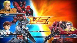 Full Frontal Sinanju 1 V 2 Max Difficulty :Mobile Suit Gundam:Extreme Vs. Full boost (RPCS3)