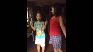 My nieces Samsam and Helayna a.k.a. Princesses Elsa and Anna