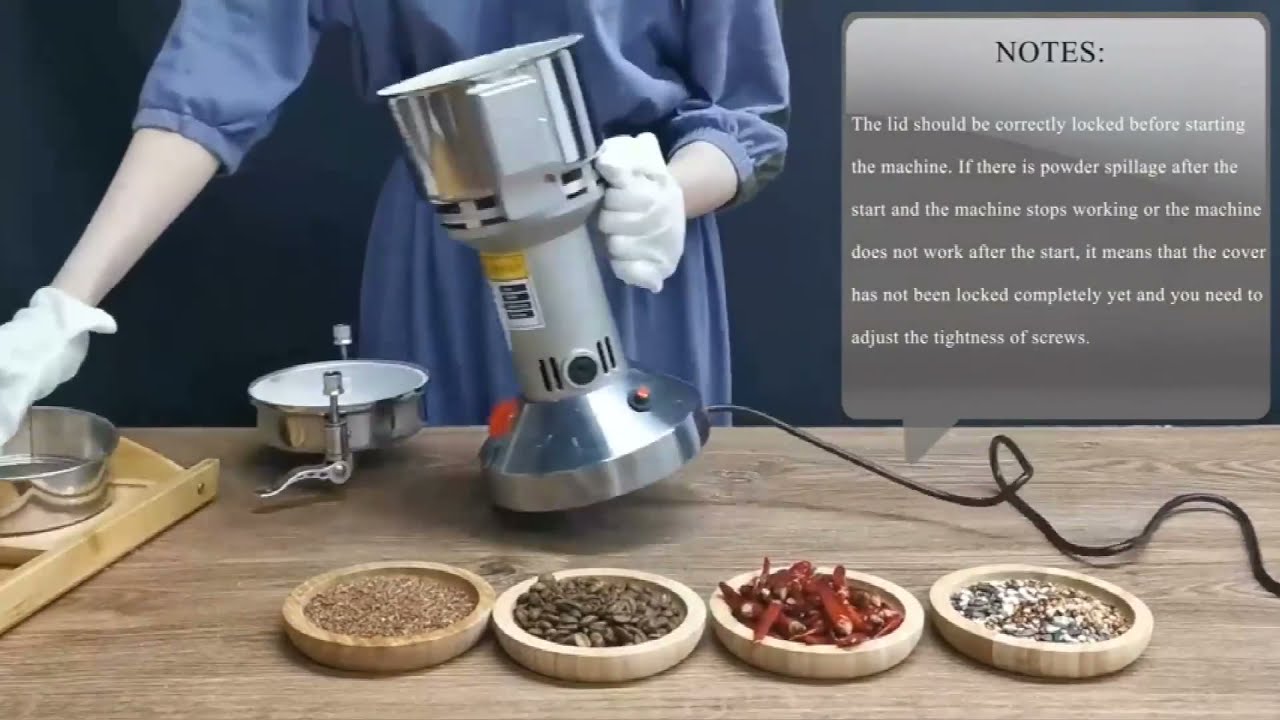 CGOLDENWALL Electric Grain Mill Spice Grinder Review 