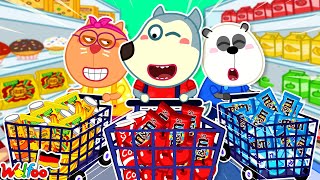 Was will Wolfoo beim einkaufen mit Kleine | Einkaufen mit Freunden | Wolfoo Zeichentrickfilme