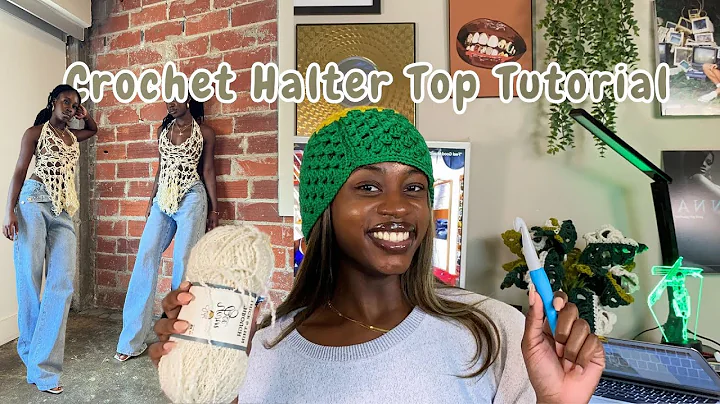 beginner friendly tutorial | crochet halter top