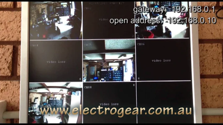 Network Setup for DVR