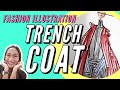 Ep. 7 Red Coat | Turtle Neck | Fashion Illustration | Sketch | How to Draw | Fashion Design