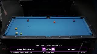 ALDO CAMARENA vs LUM LUR - PHIL'S BAR & GRILL - TABLE 1 | EvoSports