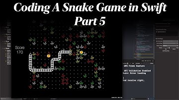 (ASMR) Coding a Snake Game in Swift and Xcode with Keychron K2 Wireless. Part 5. (No Tutorial)