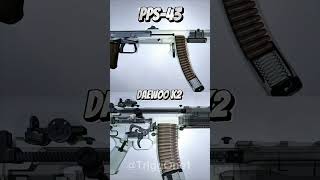Modern Rifle vs WWII SMG 🔥 Daewoo K2 🇰🇷 vs PPS-43 🇷🇺 | 💥 #gunbattle #gunhistory