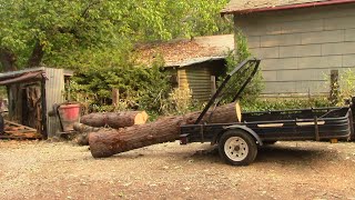 New and improved log lifting arch that will load and unload your logs.