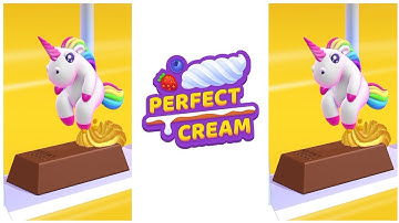 Perfect cream: icing cake game - all level gameplay Android,ios (Level-36-40)