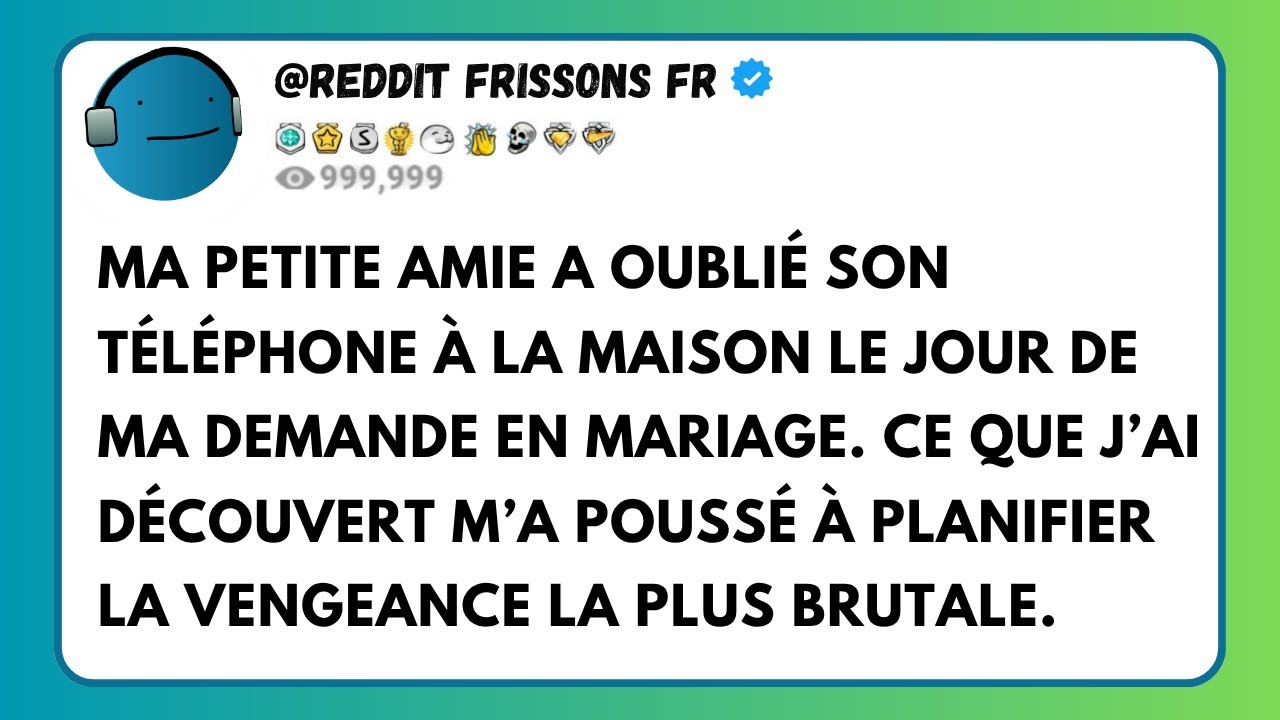 MA PETITE AMIE A OUBLIÉ SON TÉLÉPHONE À LA MAISON LE JOUR DE MA DEMANDE EN MARIAGE. CE QUE J’AI...