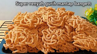 Resep kue yuyu super renyah ½ kg tepung