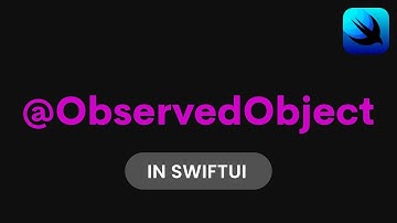 How to use ObservedObject in SwiftUI (SwiftUI Tutorial, SwiftUI Data Flow, @ObservedObject SwiftUI)