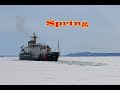 Ice Breaking Port Thunder Bay Ontario Lake Superior USCG Alder