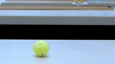 Uniform Acceleration: Vertical Bounce of a Ball -- xmdemo 112