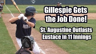 St. Augustine 8 Bishop Eustace 7 (11 innings) | Baseball | Gabe Gillespie Walk-Off Single!