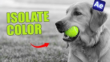 How to Isolate a Color in Adobe After Effects