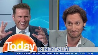 Karl freaked out by master mentalist Lior Suchard | TODAY Show Australia