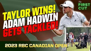 Nick Taylor Wins for Canada! Adam Hadwin Gets Tackled by Security 😂 | The First Cut Golf Podcast