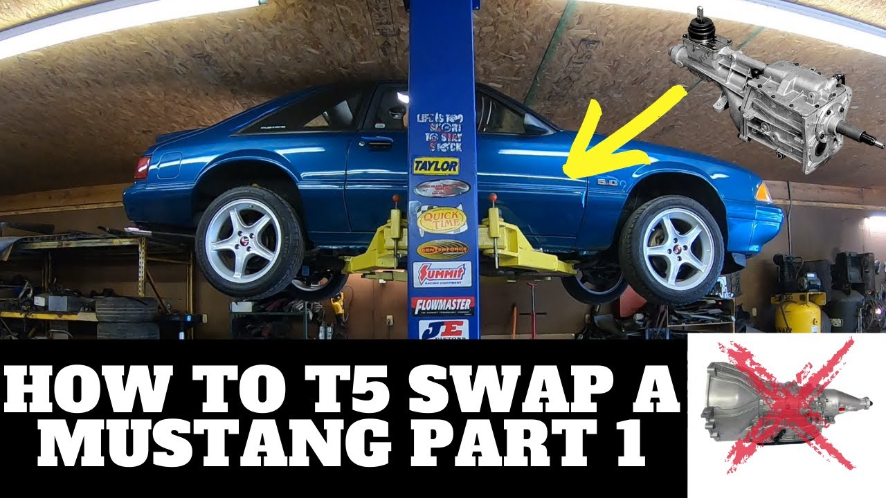 HOW TO Properly Install T5 Transmission Conversion PART 1 Good BYE AOD! YouTube