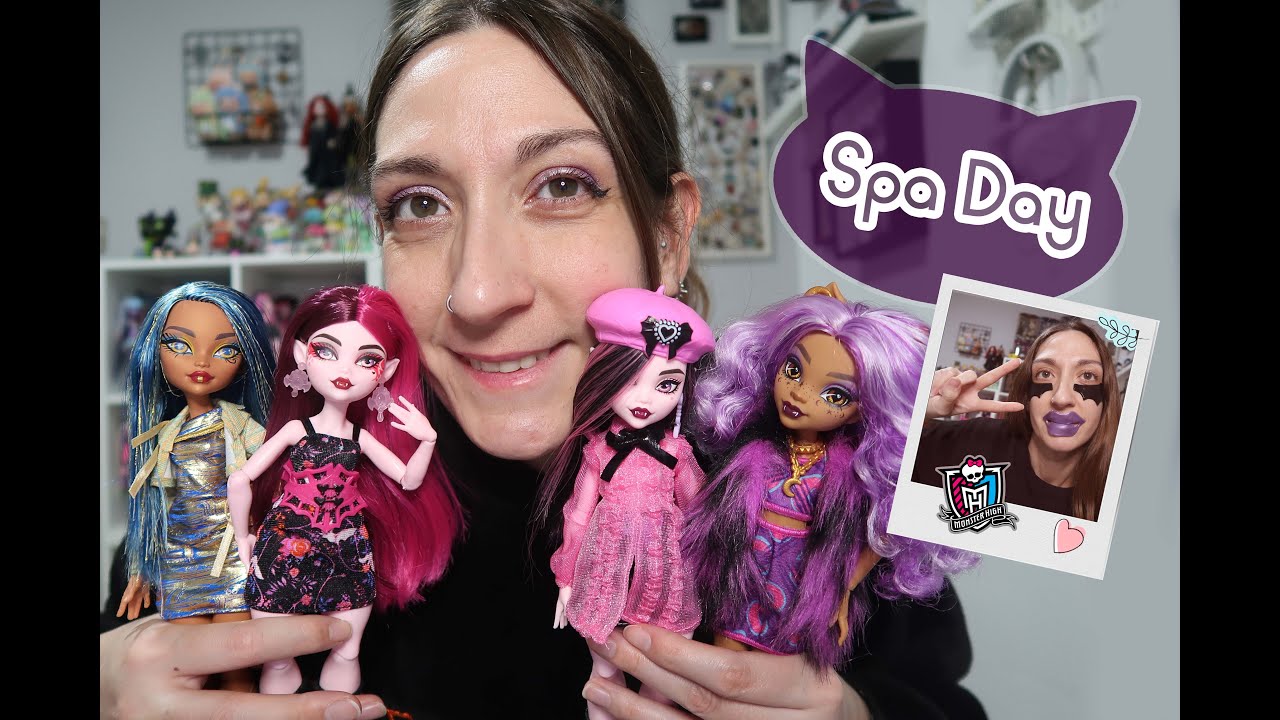 💖 Poniéndonos Guapas mis Muñecas y yo ✨|  Monster High G3 | Spa & Unboxing