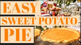 EASY SWEET POTATO PIE •HOLIDAY DESSERT COLLAB W/ MANDY IN THE MAKING