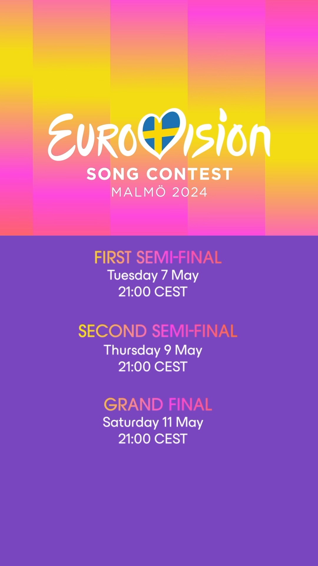 #Eurovision2024 is HERE!!! #unitedbymusic