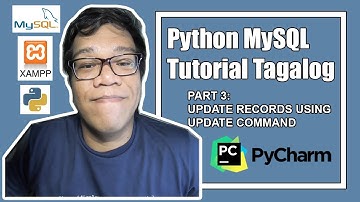 Python MySQL Tutorial Tagalog (Update Records using Update Command)