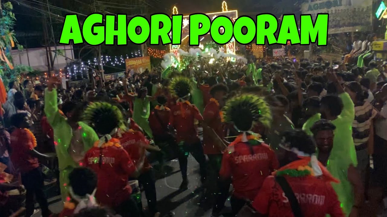 തംബോല രാജാക്കന്മാരുടെ പൂരം 😍കളർ ആക്കി🥳| SPARROW THAMBOLAM🥁Sound🔊😳🙉| @AGHORI POORAM💚