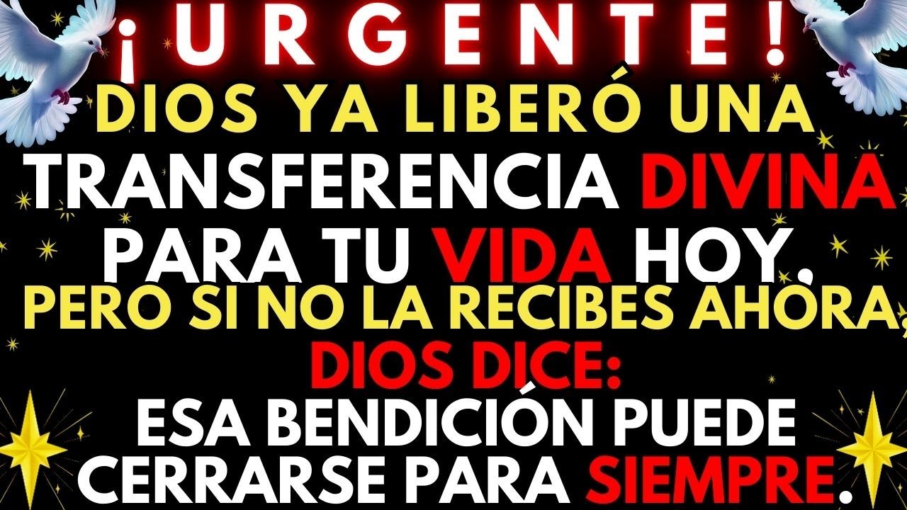 🛑 ¡URGENTE! DIOS REVELA EL CHEQUE DEL CIELO QUE YA FUE LIBERADO...