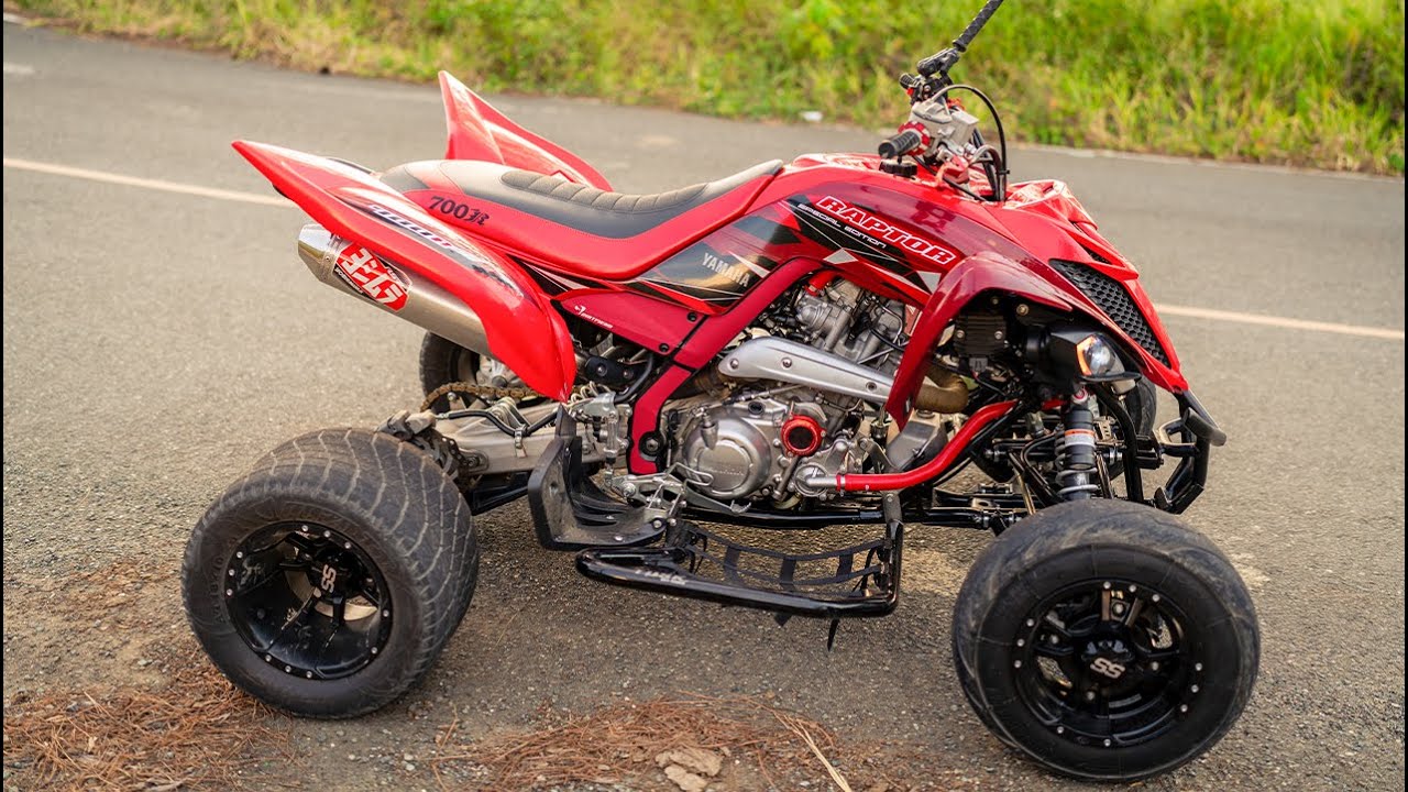 Stret Rapter 700 Yamaha Raptor 700r Street Ride - YouTube