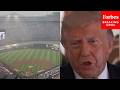 'If You Don't Have A Salary Cap, You Don't Have A Sport': Trump Shows Support For MLB Salary Cap