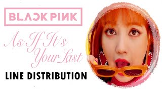 BLACKPINK - 마지막처럼 (AS IF IT'S YOUR LAST) [Line Distribution] {UPDATED]